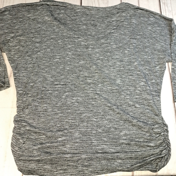 Maurices XL Rouched Side Striped Metallic Top - Picture 6 of 10